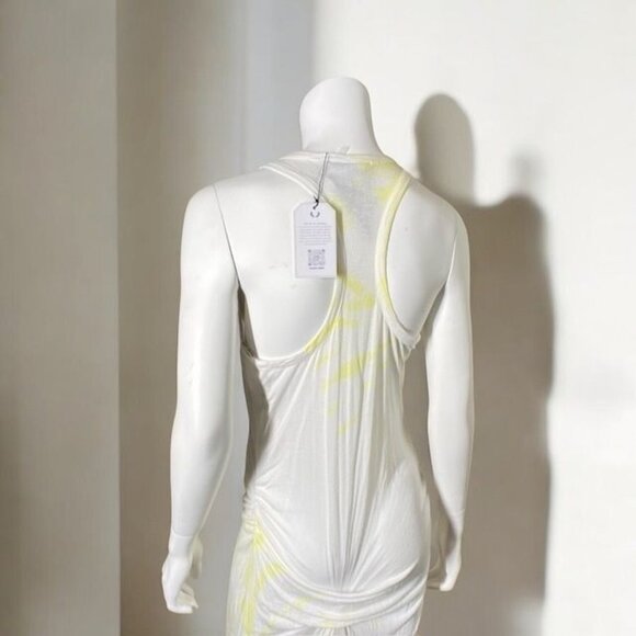 Young Fabulous & Broke Maxi Dress White Yellow, Size Large - Picture 9 of 13